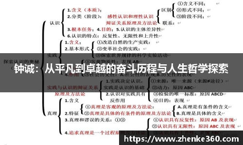 钟诚：从平凡到卓越的奋斗历程与人生哲学探索